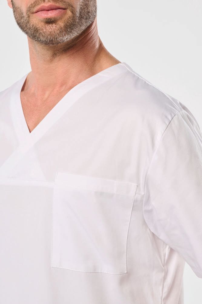 WK504 - Katoenen unisex tuniek met korte mouwen