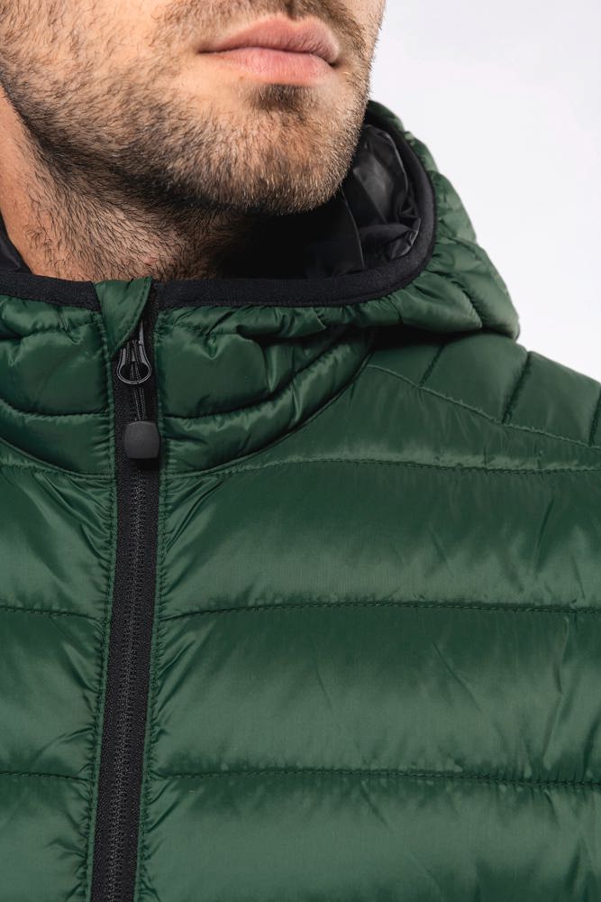 K6110 - Men's lightweight hooded padded jacket