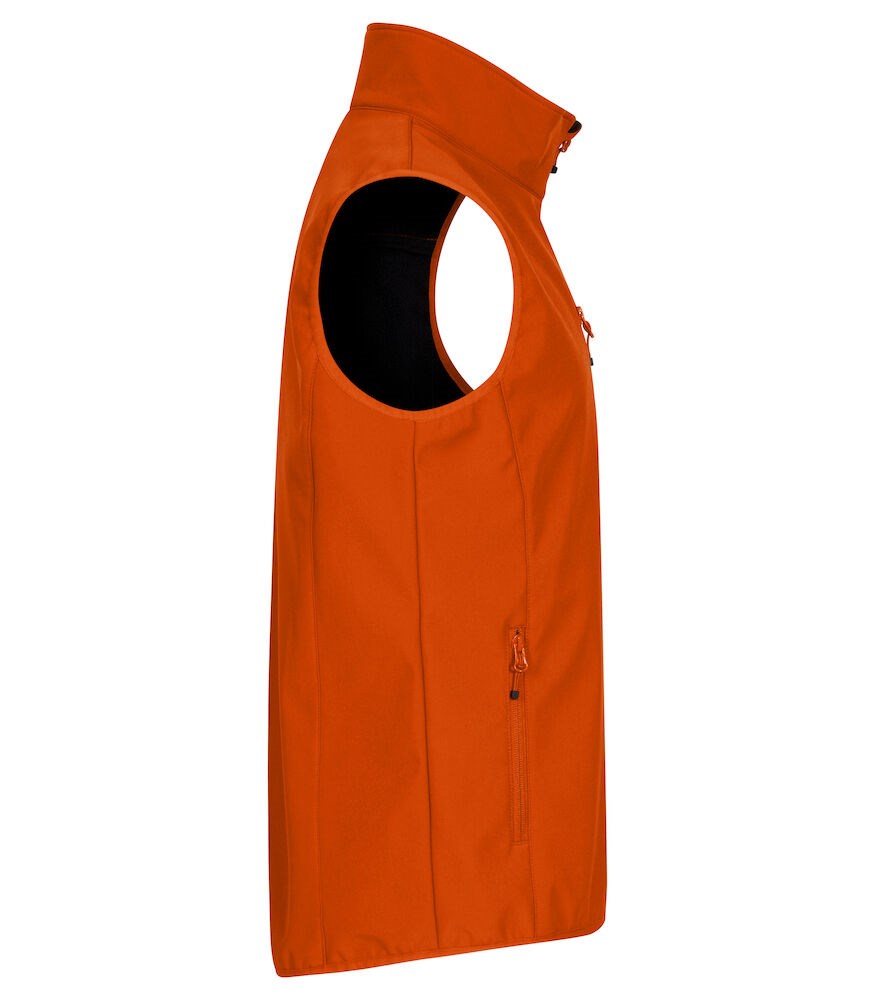 Clique - Classic Softshell Vest Diep Oranje XS