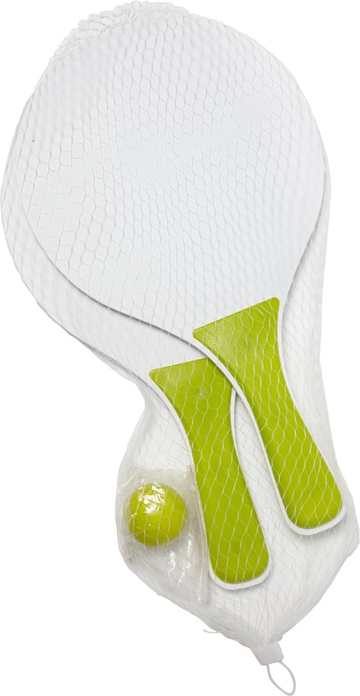 Houten strand tennisset Eliza