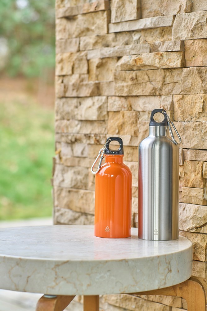 Gerecyclede roestvrijstalen enkelwandige fles (400 ml) Sable