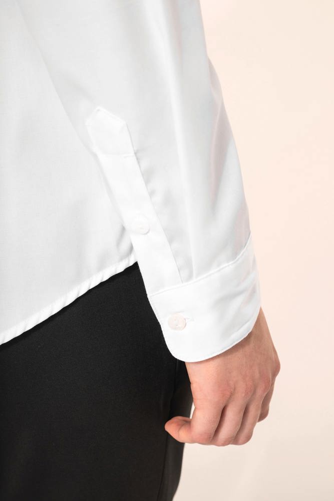 PK507 - Damesoverhemd van twill met lange mouwen