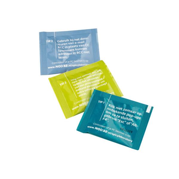 Sachet met 2 pepermuntjes of 2 suikervrije Freshmints