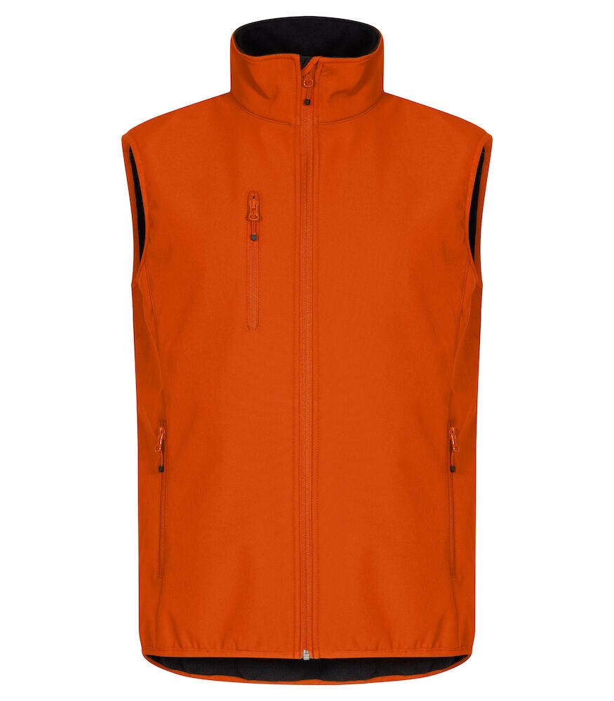 Clique - Classic Softshell Vest Diep Oranje XS