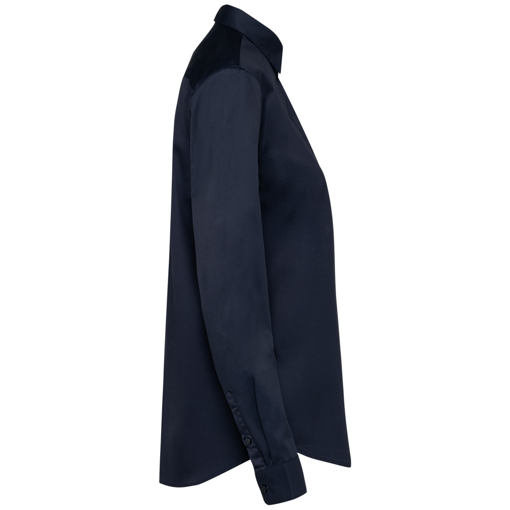 PK507 - Damesoverhemd van twill met lange mouwen