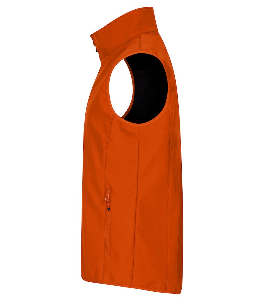 Clique - Classic Softshell Vest Diep Oranje XS
