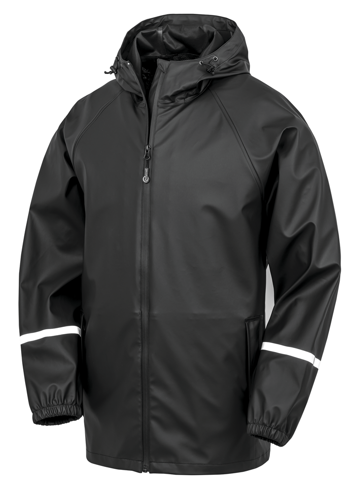 R915XX - Waterdichte Prism PU-jas met reflecterende banden.